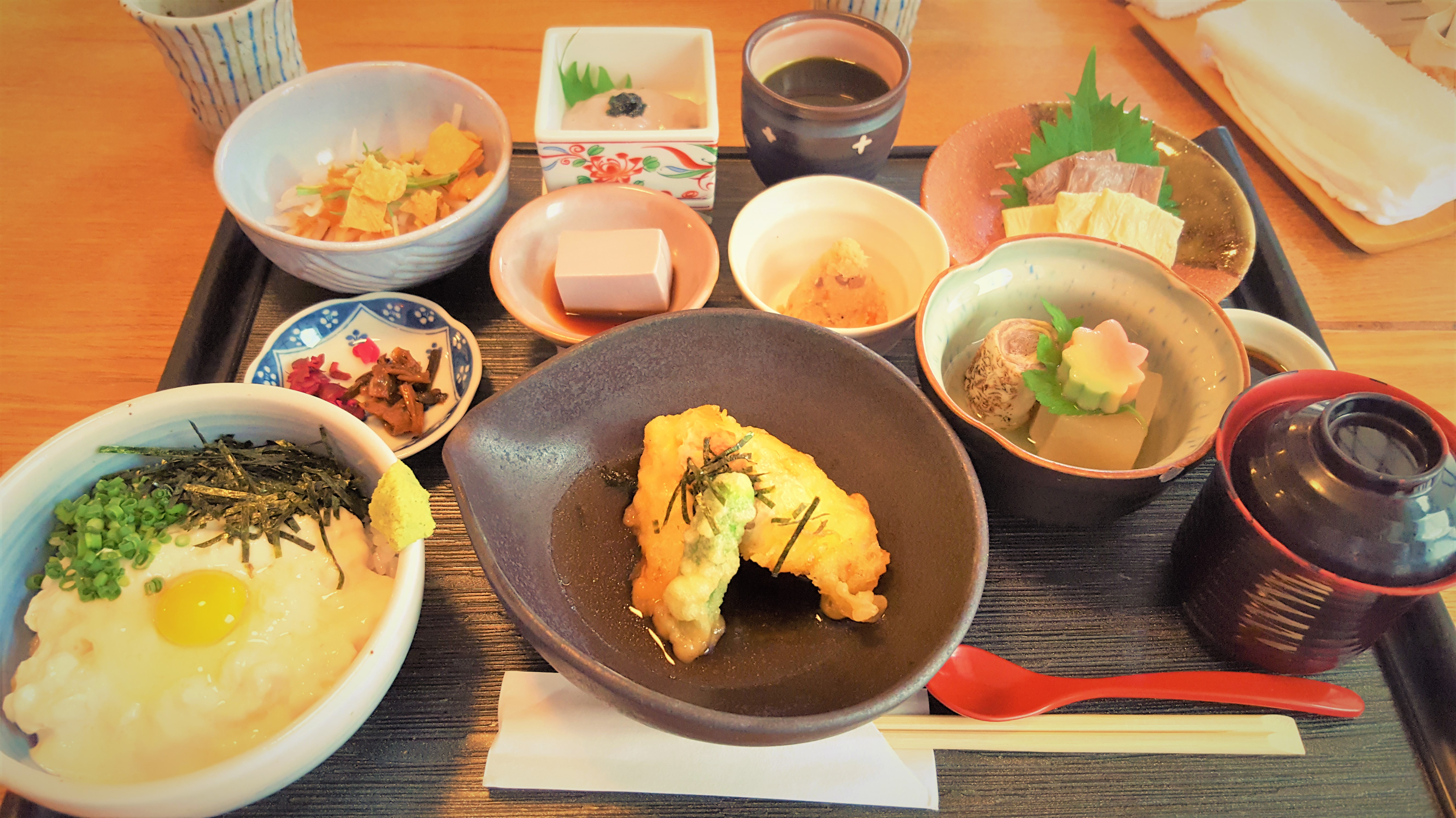 くみ上げ湯葉のランチ 京都のリラクゼーション 楽朕